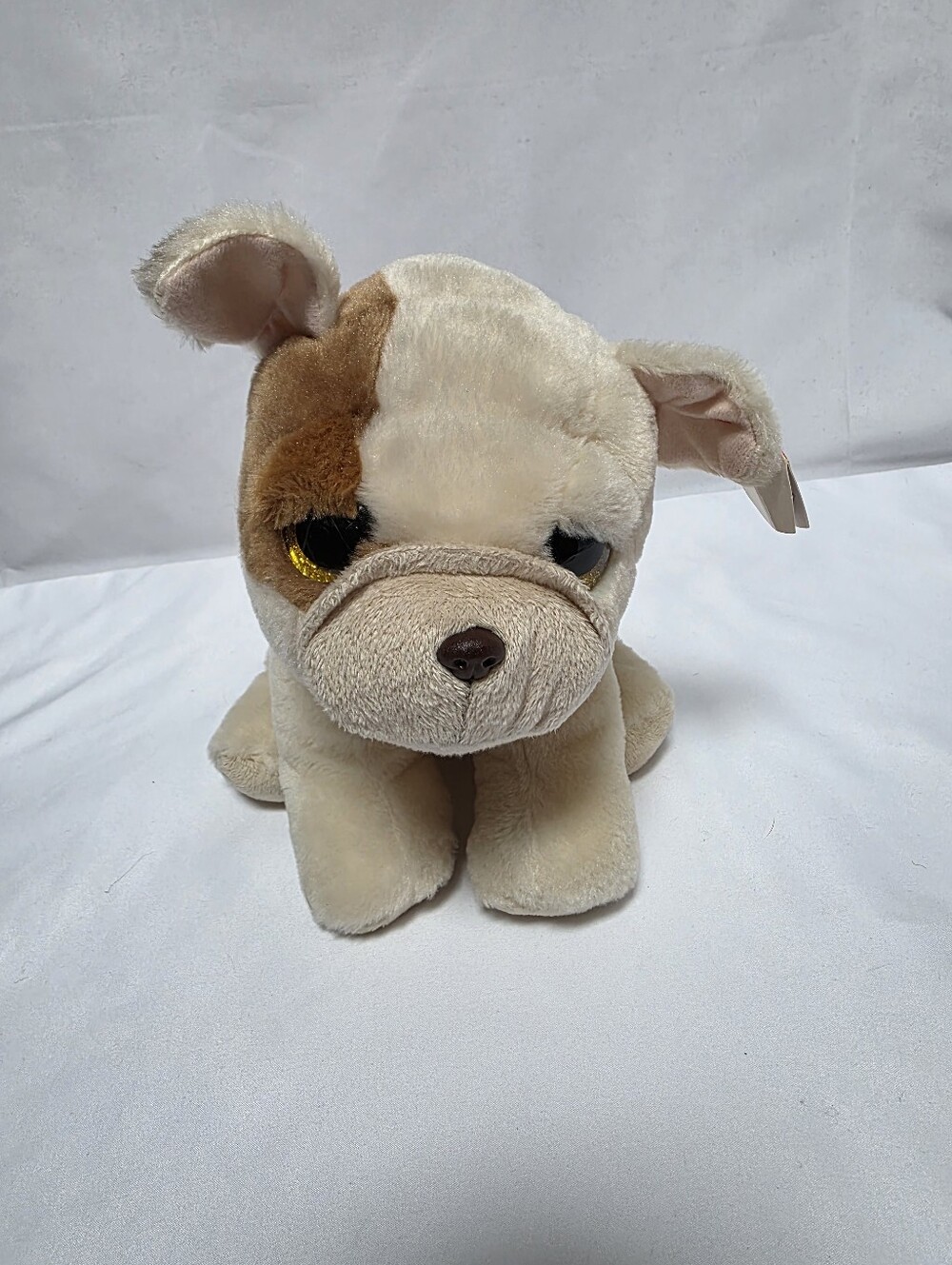 Ty Classic Houghie Bulldog Plush 9" 2021 VelveTy Puppy Dog With Tags